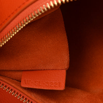 Celine Supple Calfskin Medium Romy Shoulder Bag Pop Orange 6 of 12