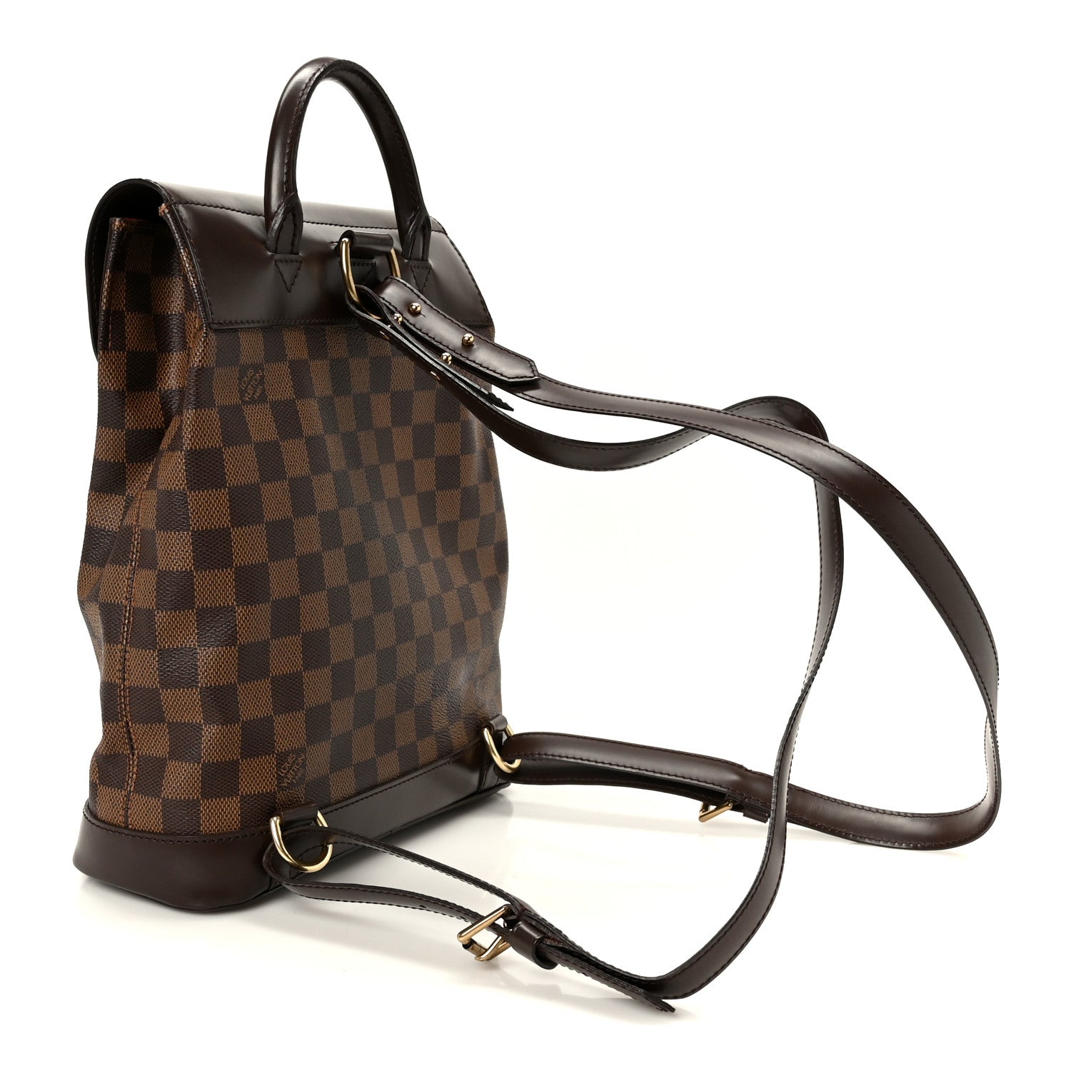 Louis Vuitton Damier Ebene Soho Backpack 3 of 9