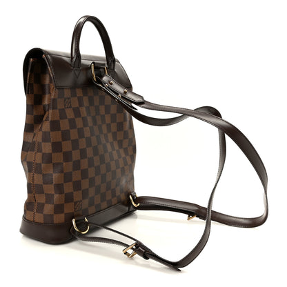 Louis Vuitton Damier Ebene Soho Backpack 3 of 9