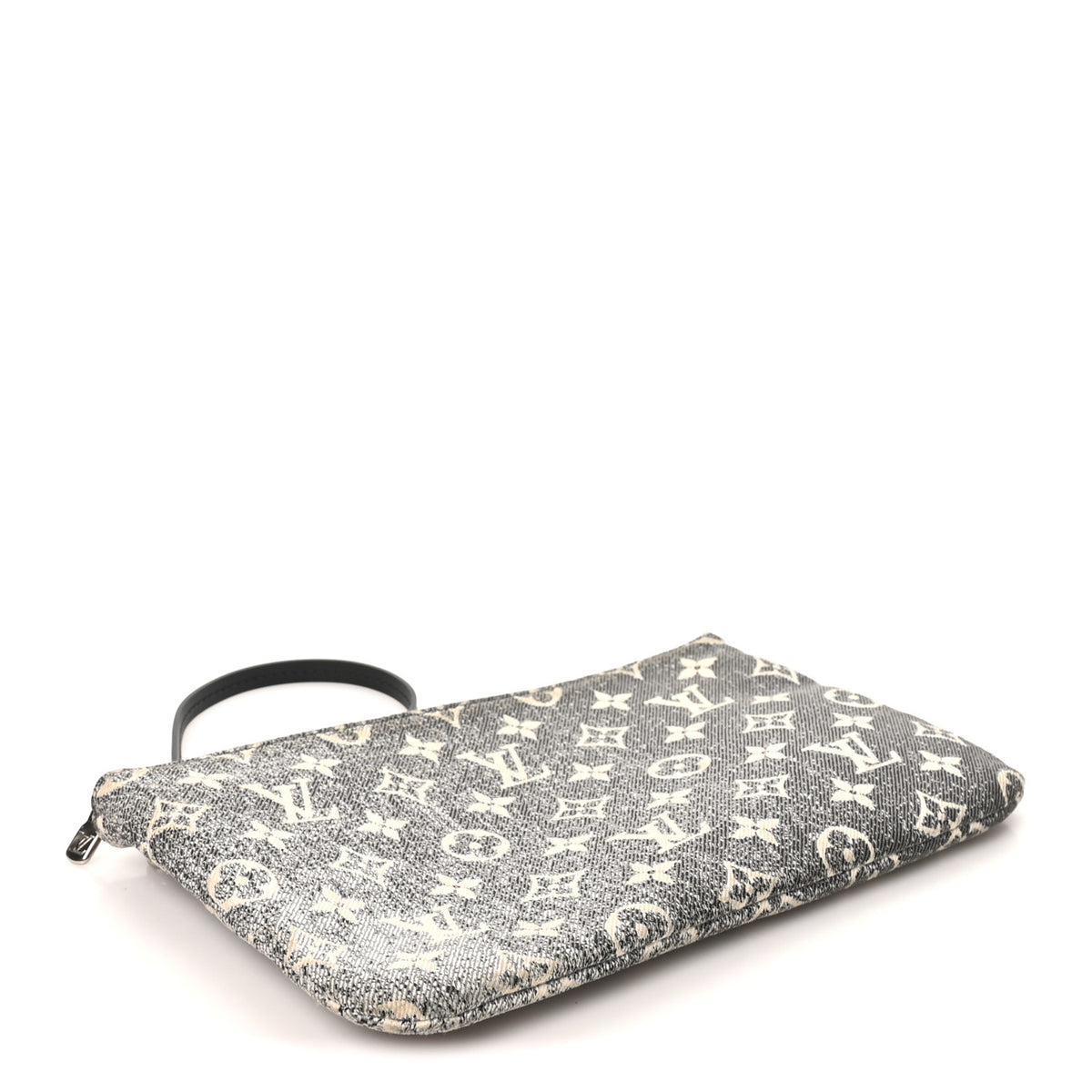 Denim Monogram Jacquard Neverfull MM GM Pochette Gray