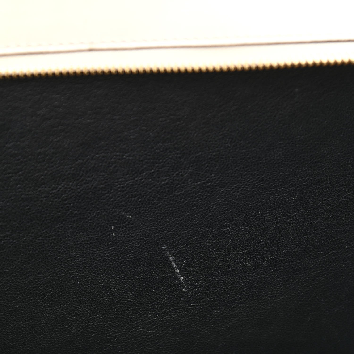 Celine Calfskin Suede Whipsnake Medium Trapeze Black White 6 of 12