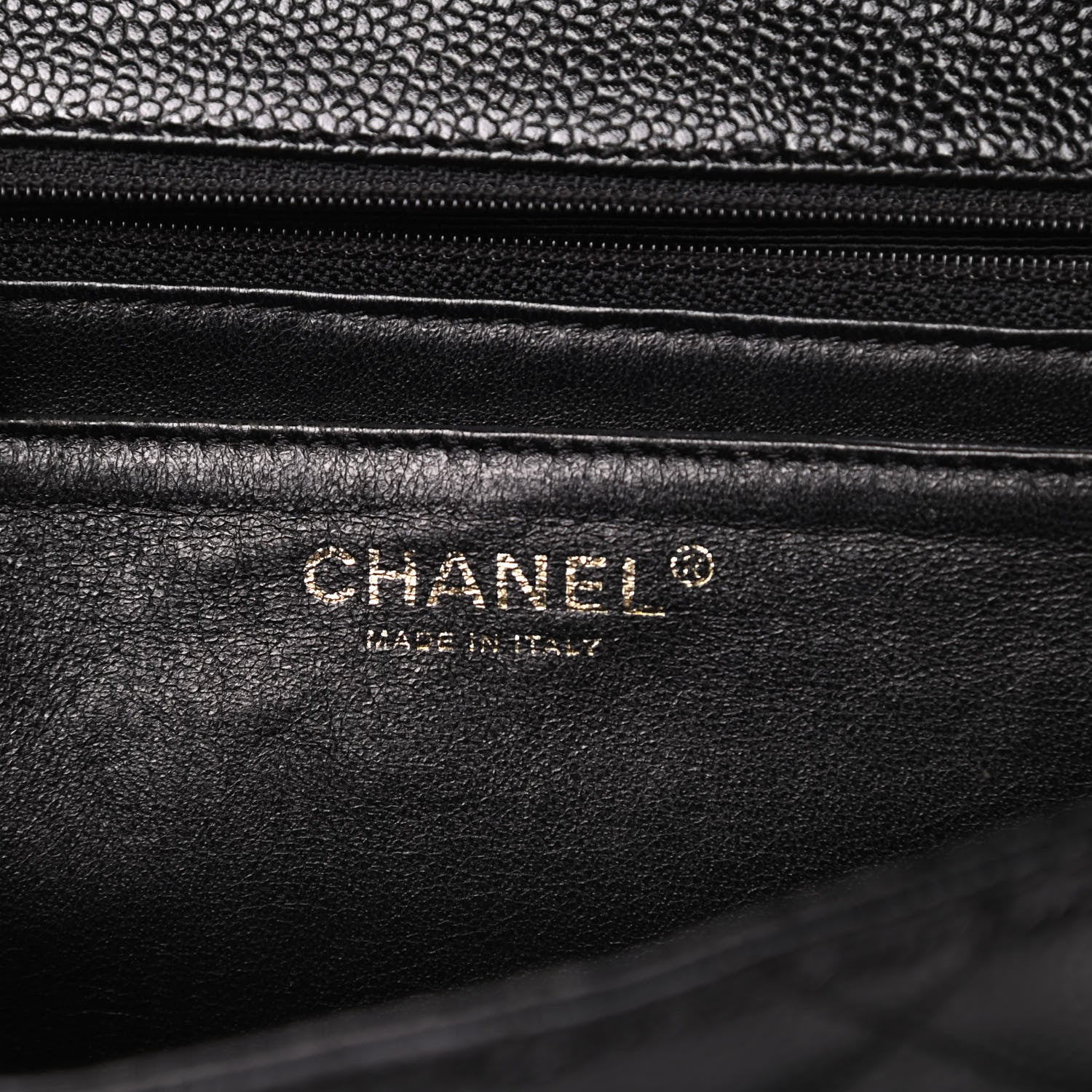 Chanel Caviar Quilted Jumbo Kelly Flap Black 6 of 11