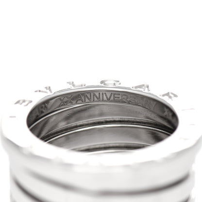 Bulgari 18K White Gold B.Zero1 Four-Band Ring 49 5 5 of 7