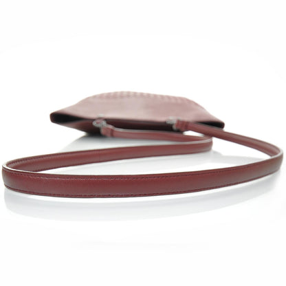 Bottega Veneta Nappa Intrecciato Flat Crossbody Bag Red 6 of 11