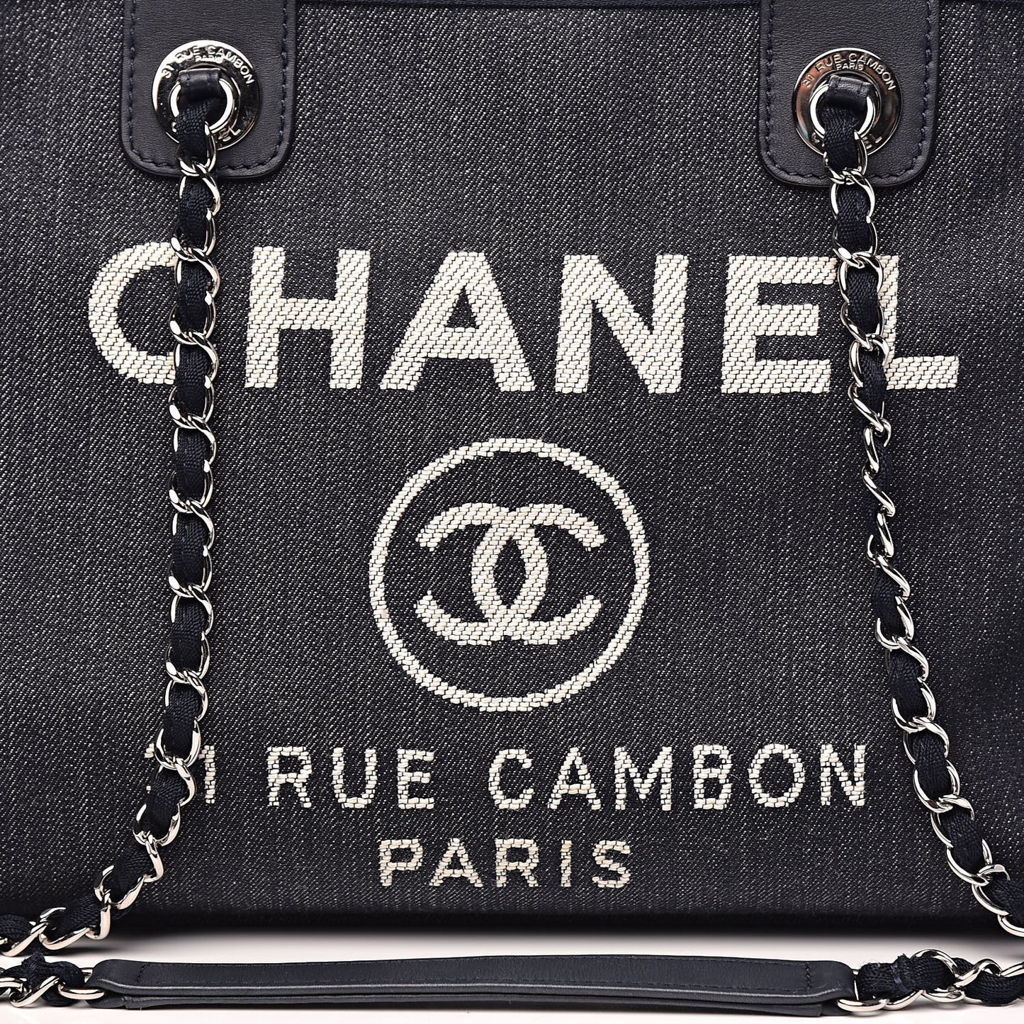 Denim Deauville Bowling Bag Dark Blue