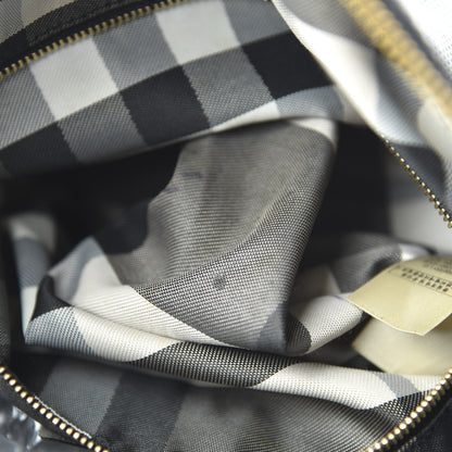 Burberry Calfskin Perforated Ellers Satchel Black 10 of 10