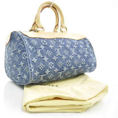 Louis Vuitton Monogram Denim Neo Speedy Blue 3 of 8