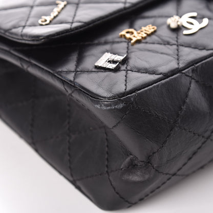 Chanel Aged Calfskin Lucky Charms 2.55 Reissue 226 Flap Black 8 of 12
