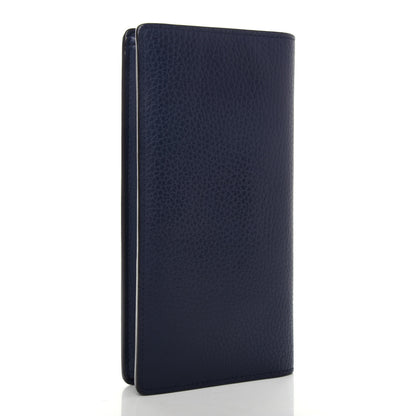 Louis Vuitton Taurillon Brazza Wallet Marine 3 of 8