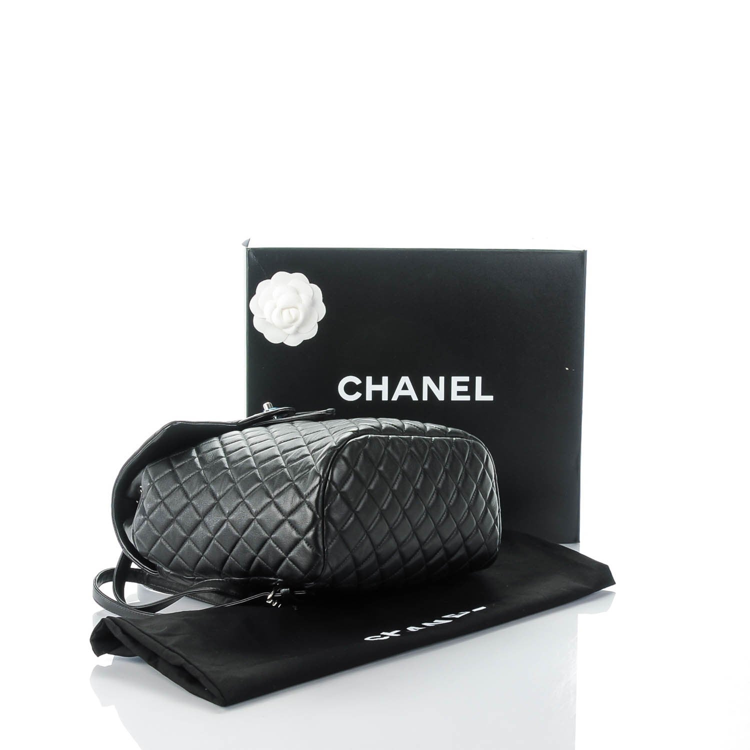 Chanel Lambskin Quilted Large Urban Spirit Backpack Black 4 of 8