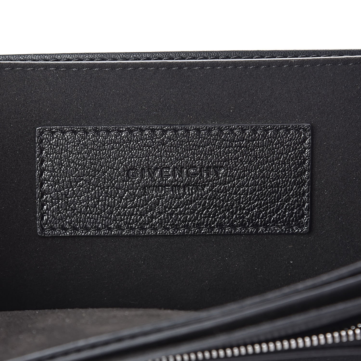 Givenchy Sugar Goatskin Medium GV3 Shoulder Bag Black 6 of 9