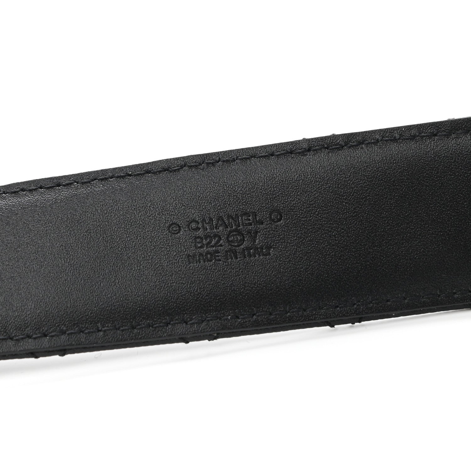 Chanel Caviar Quilted CC Chain Belt 85 34 Black 3 of 8
