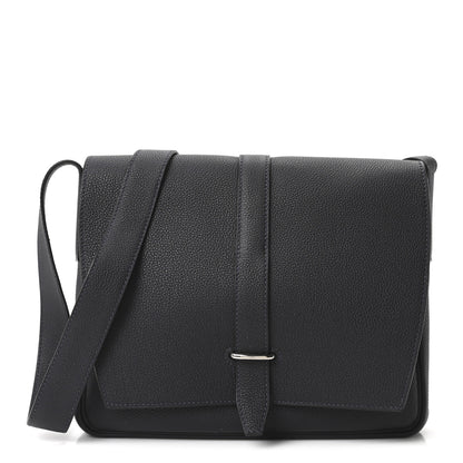 Hermes Togo Steve Light Messenger Bleu Nuit 1 of 10