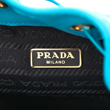 Prada Light Calf Mini Bucket Crossbody Bag Voyage 6 of 11