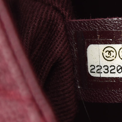Chanel Caviar Quilted Medium Coco Handle Flap Burgundy 6 of 10
