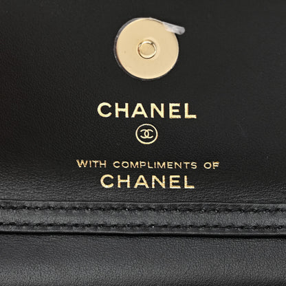 Chanel Canvas Check Flag Printed CC Clutch With Chain Beige Multicolor 6 of 12