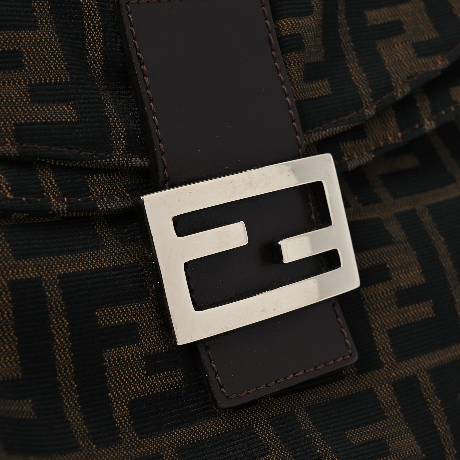 Fendi Zucca Baguette Brown 10 of 12
