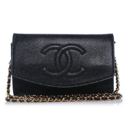 Chanel Caviar Wallet on Chain WOC Black 1 of 7
