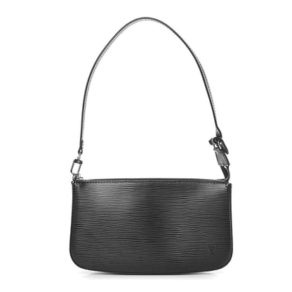 Louis Vuitton Epi Pochette Accessories NM Black 1 of 7