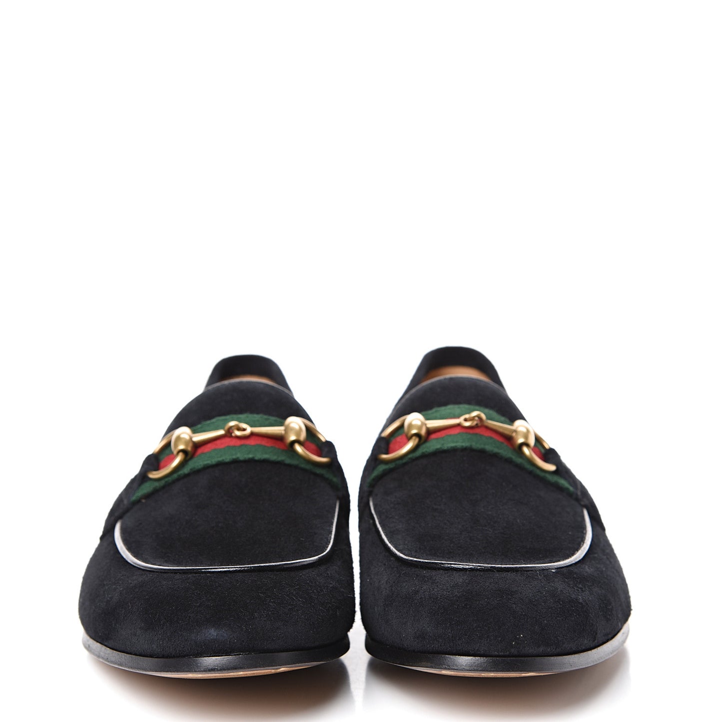 Suede Web Mens Horsebit Loafers 7 Navy