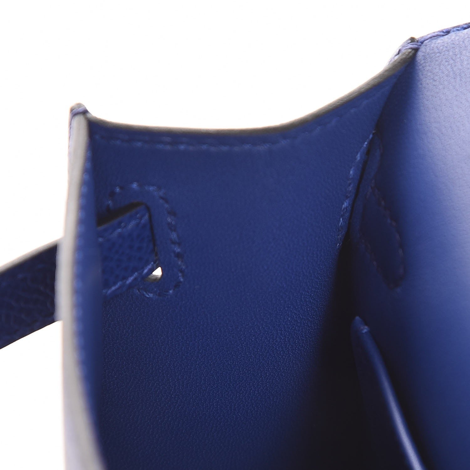 Hermes Epsom Mini Kelly Sellier 20 Bleu Electrique 19 of 35