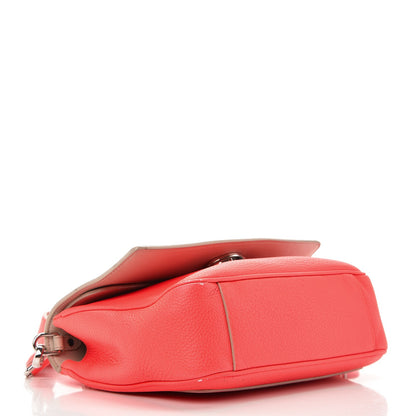 Christian Dior Bullcalf Mini Be Dior Satchel Fluorescent Goji Pink 5 of 19