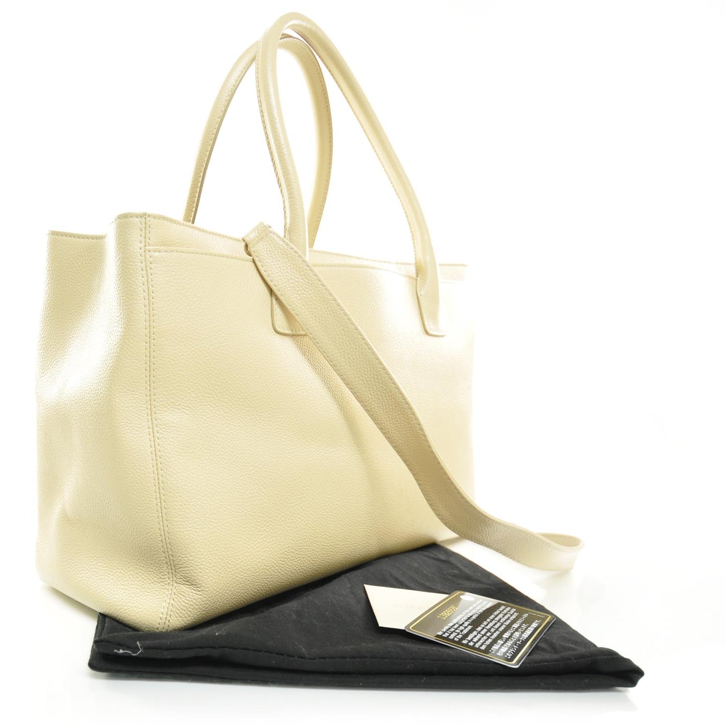 Caviar Cerf Shopper Tote Beige