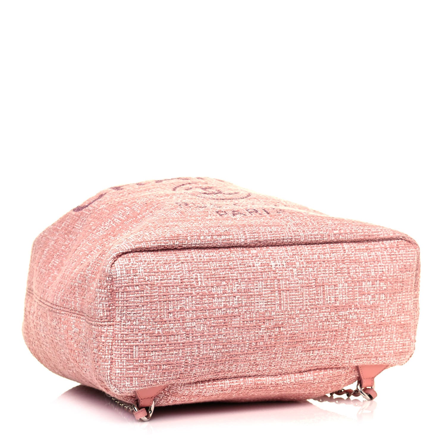 Chanel Canvas Large Deauville Backpack Pink 3 of 12