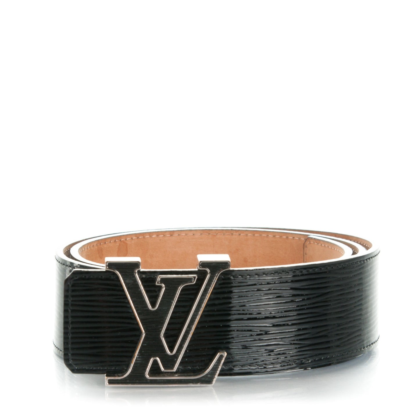 Epi Electric 40mm LV Initiales Belt 80 32 Black