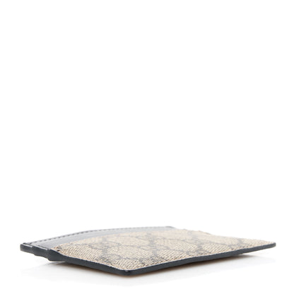 Gucci GG Supreme Monogram Calfskin Card Holder Beige Black 4 of 9
