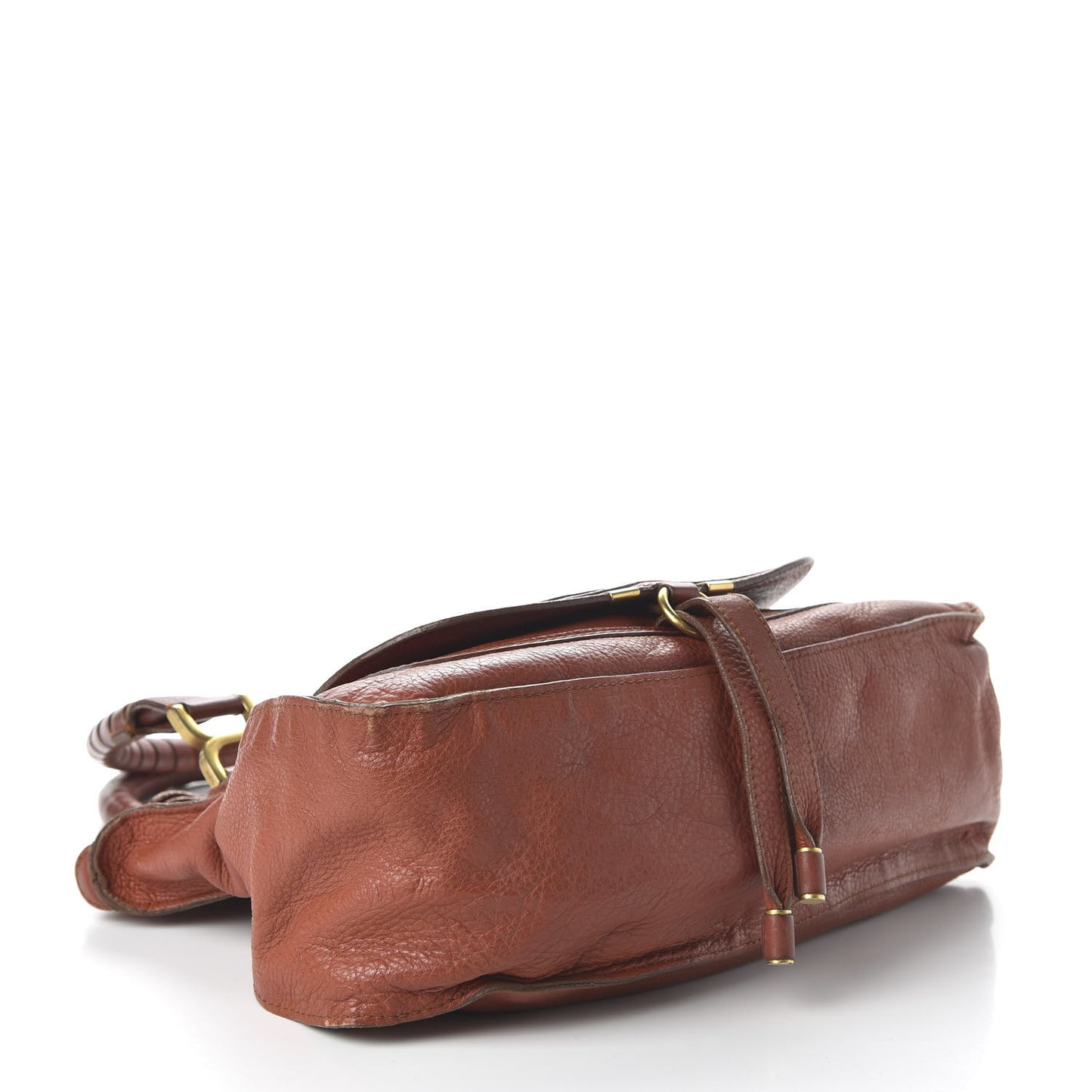 Calfskin Medium Marcie Satchel Brown Delight