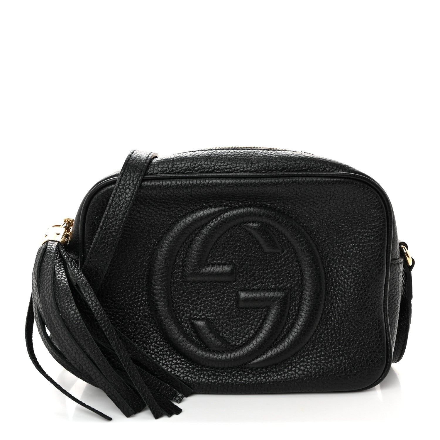 Gucci Pebbled Calfskin Small Soho Disco Bag Black 1 of 11