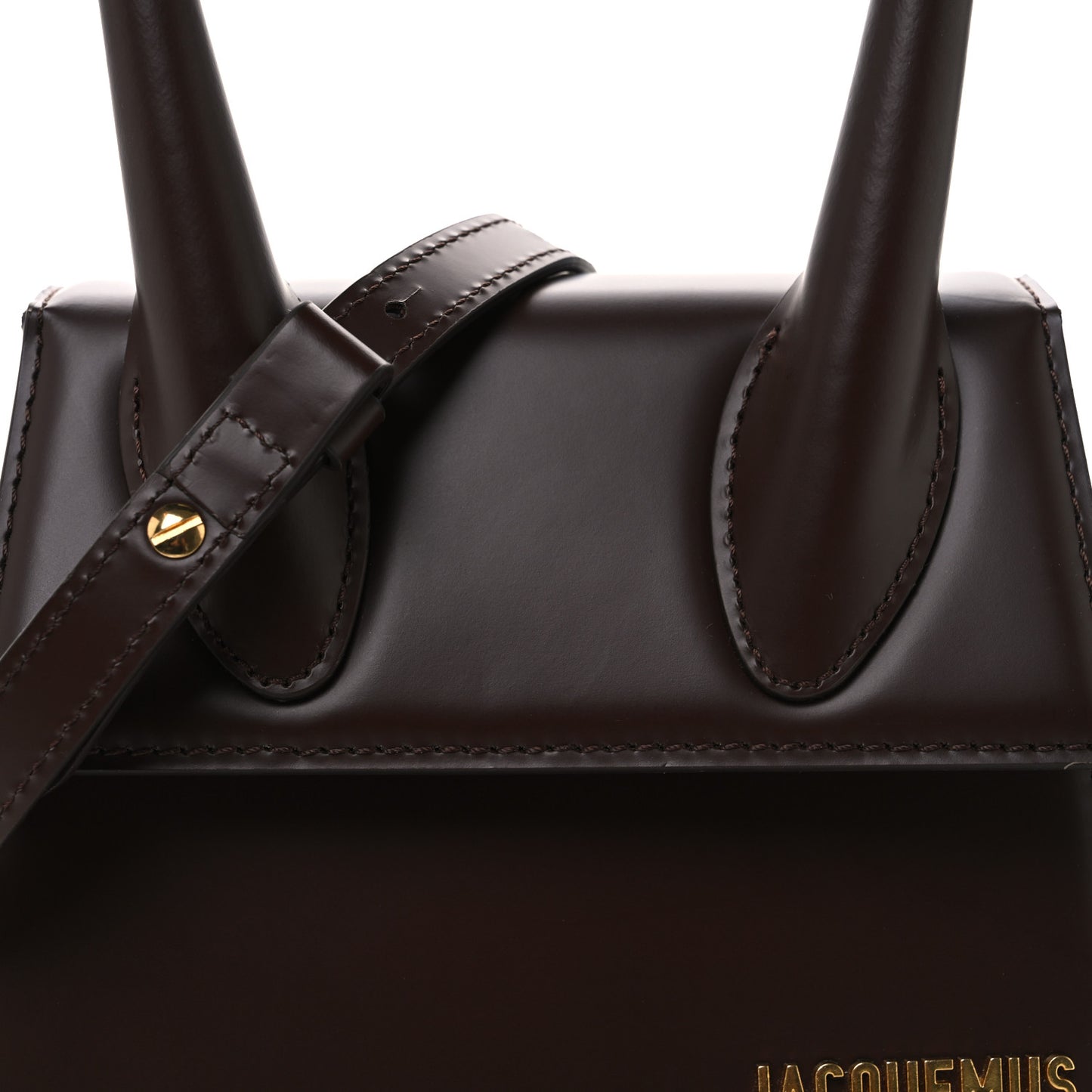 Smooth Calfskin Le Chiquito Moyen Dark Brown