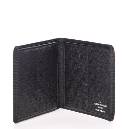 Louis Vuitton Epi 6 Card Billfold Wallet Black 5 of 10