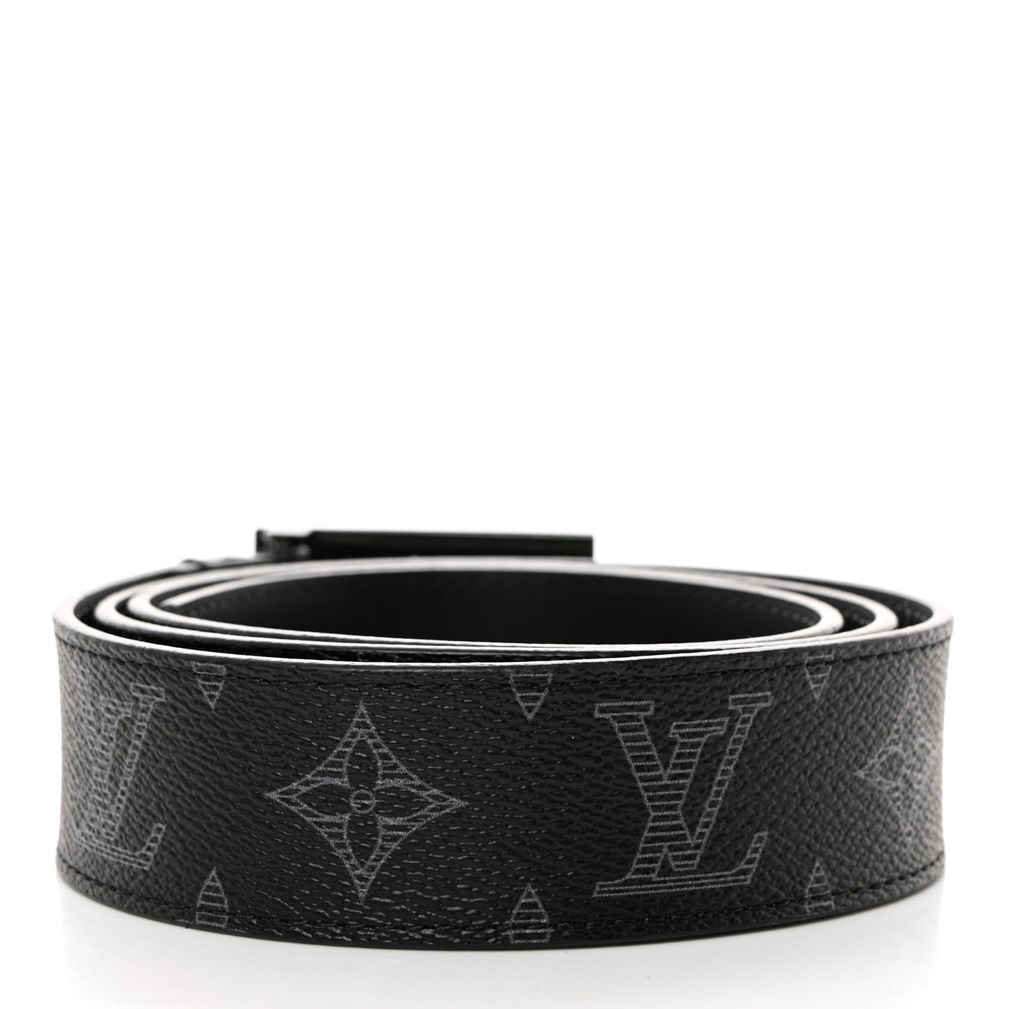 Monogram Eclipse 40mm Reversible LV Initiales Belt 90 36 Black