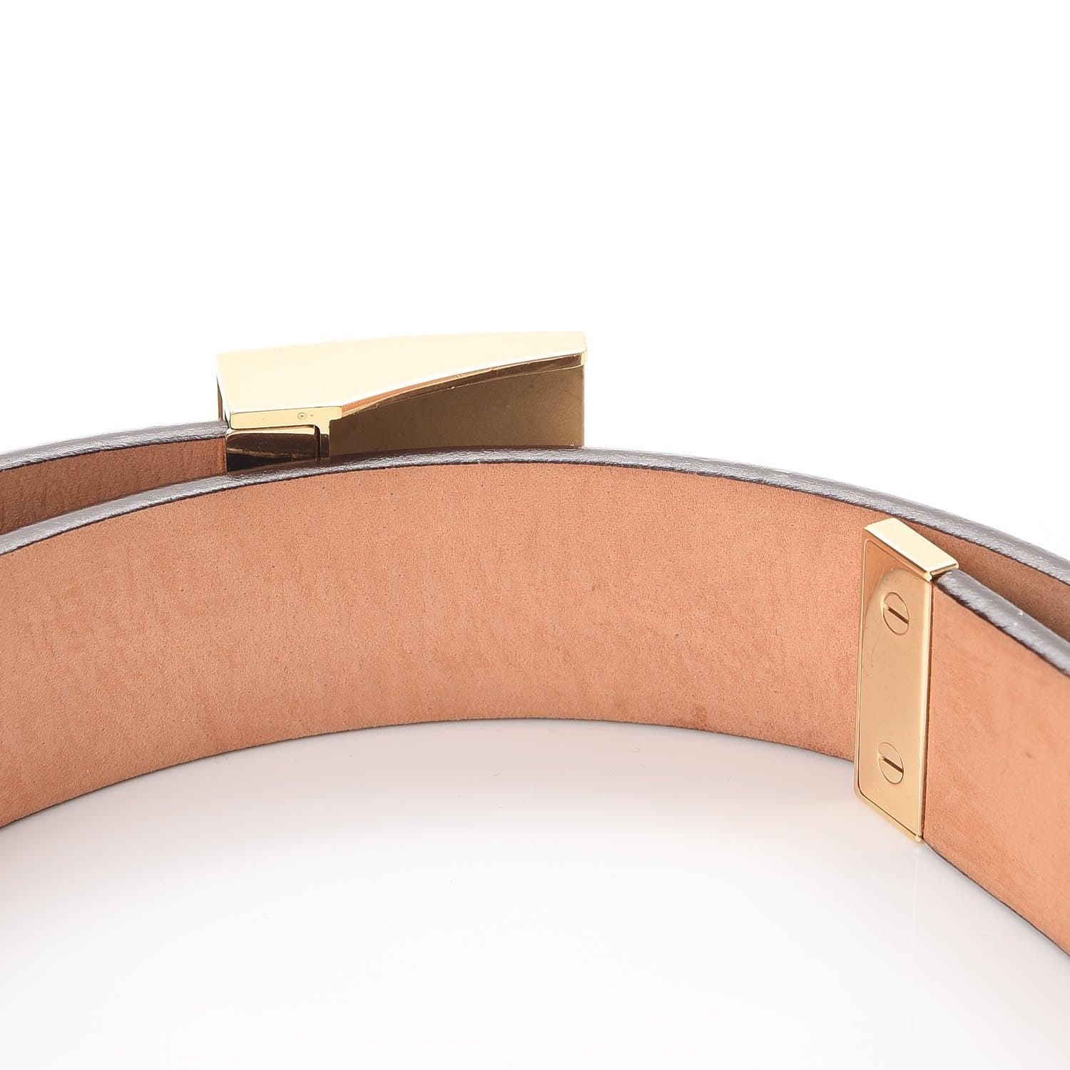 Louis Vuitton Monogram Ceinture Belt Gold Buckle 85 34 8 of 10