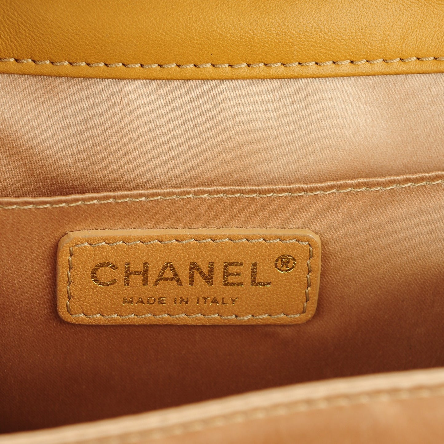 Patent Medium Madison Flap Gold