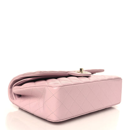 Chanel Caviar Quilted Medium Double Flap Light Pink 4 of 8