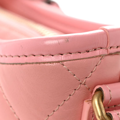 Chanel Aged Calfskin Quilted Small Gabrielle Hobo Pink 11 of 12