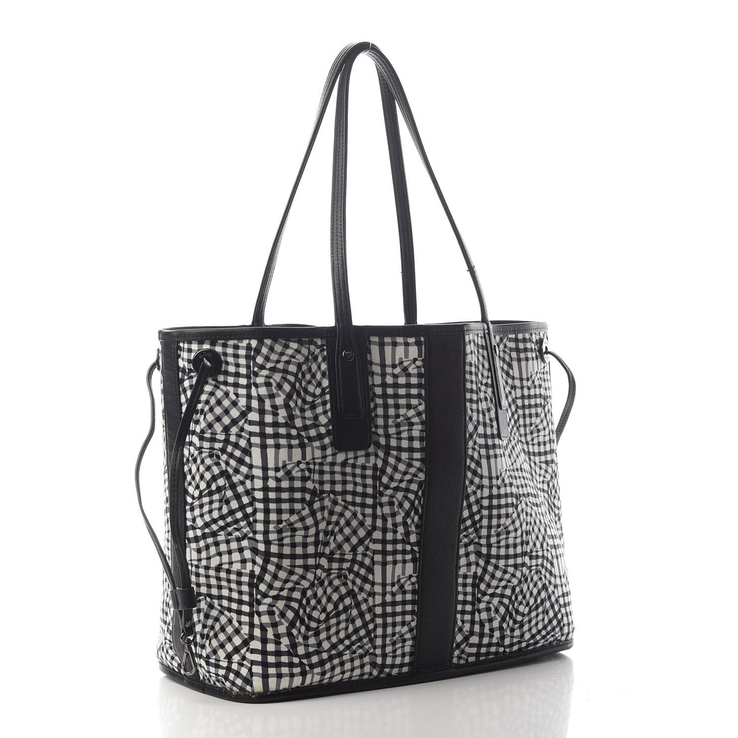 Visetos Medium Liz Reversible Shopper Tote Black