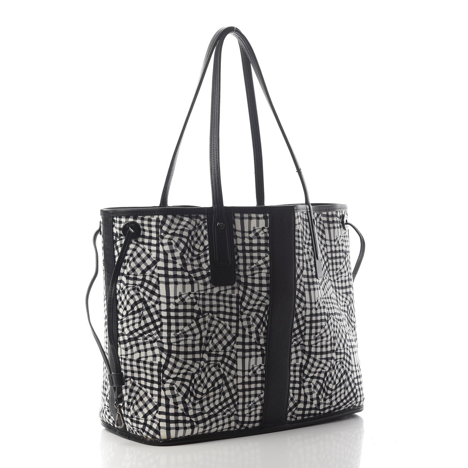 MCM Visetos Medium Liz Reversible Shopper Tote Black 5 of 17