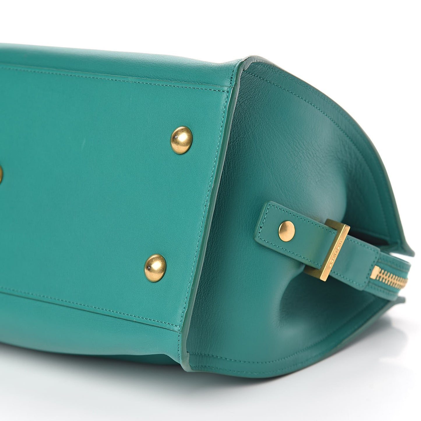 Calfskin Small Classic Y Cabas Green