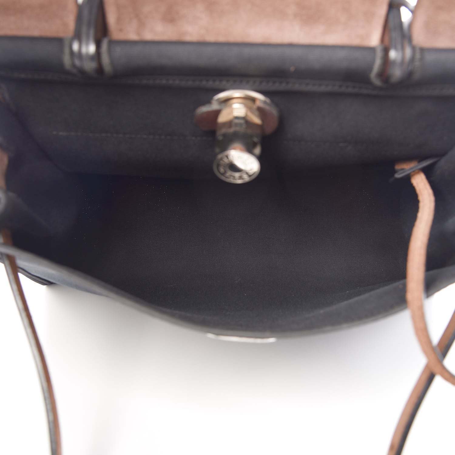 Hermes Toile Vache Hunter Herbag Zip 31 PM Black Ebene 6 of 19