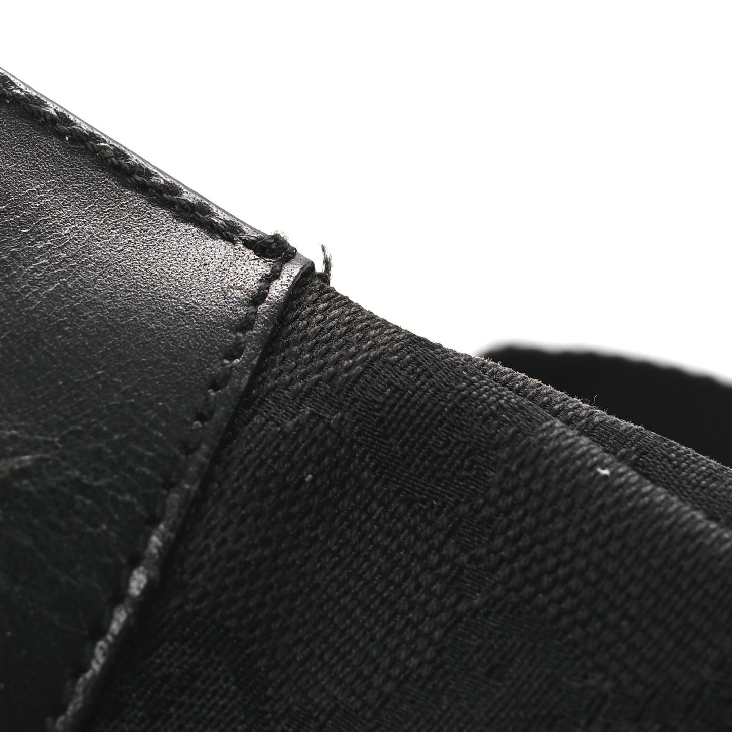 Monogram Double Pocket Messenger Bag Black