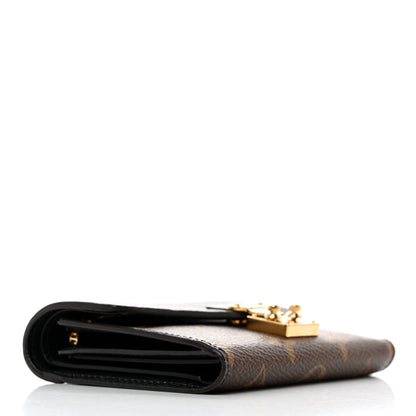 Louis Vuitton Monogram Pallas Compact Wallet NM Black 5 of 8