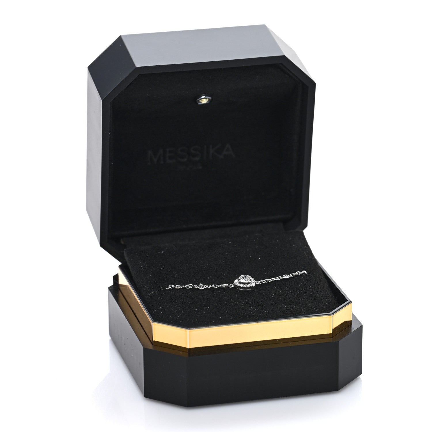 Messika 18K White Gold Diamond .15ct Joy Bracelet 4 of 4