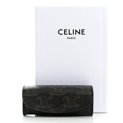 Celine Triomphe Canvas Ring Case Black 10 of 10
