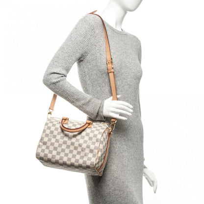 Louis Vuitton Damier Azur Speedy Bandouliere 25 2 of 7