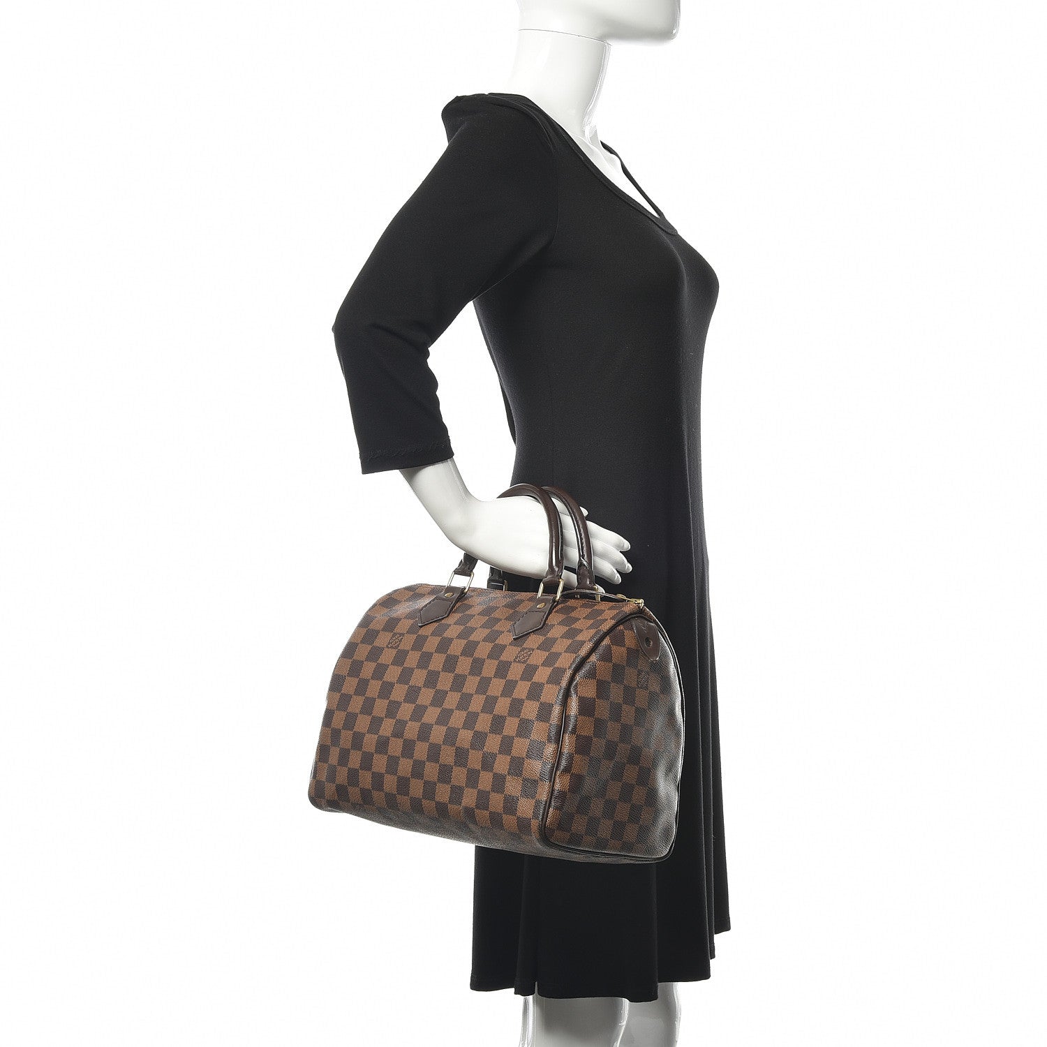 Louis Vuitton Damier Ebene Speedy 30 2 of 13
