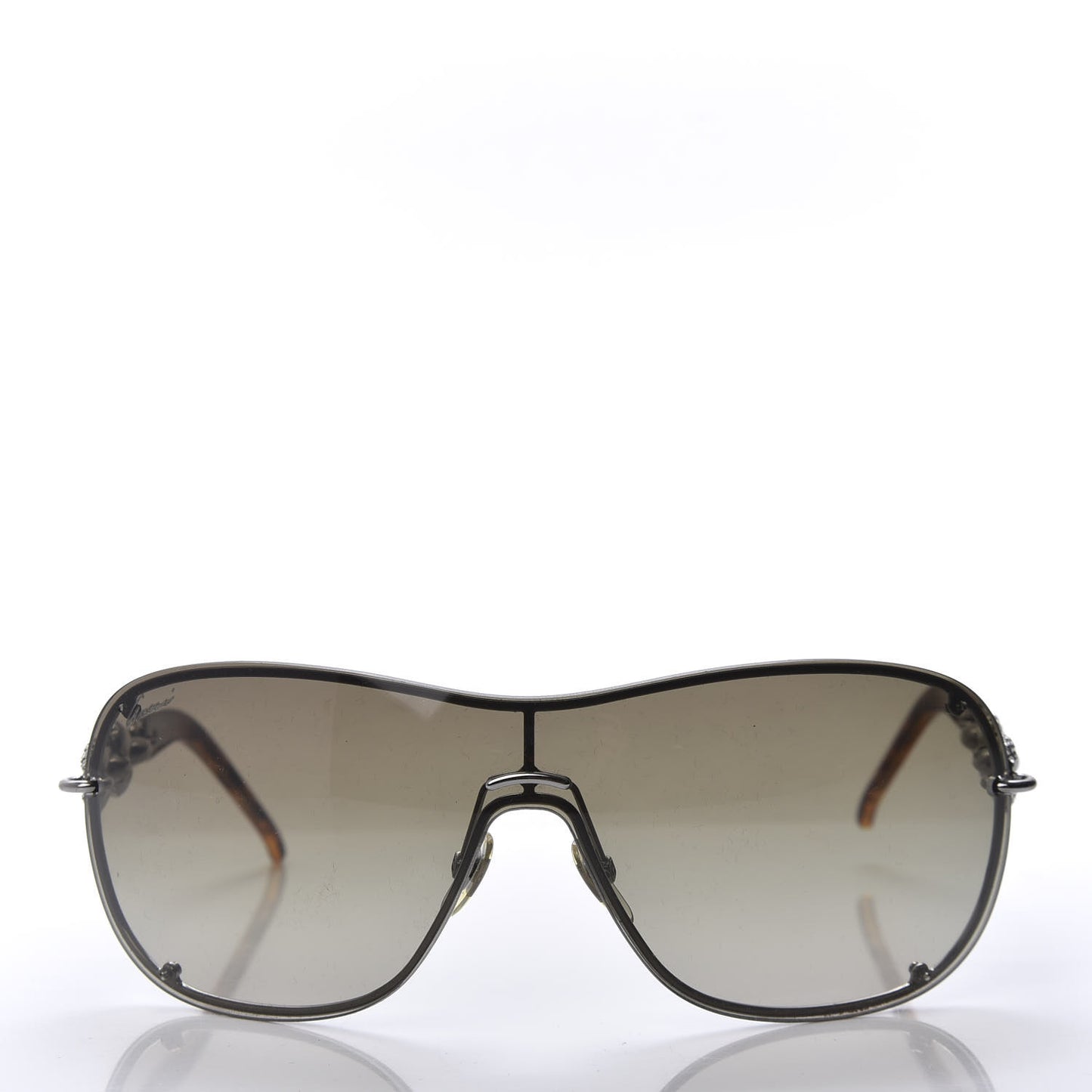 Crystal Marina Chain Shield Sunglasses GG4231S Tortoise